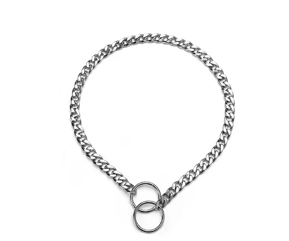 How to use dog chain collar