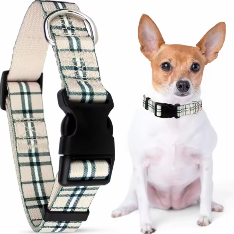 Irish tartan dog collar