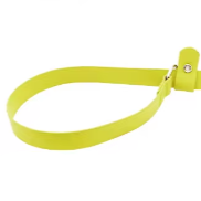 Yellow dog collar and leash