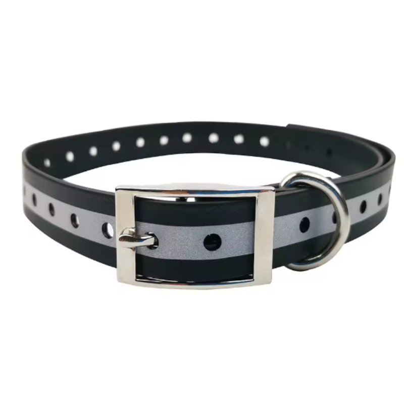 Reflective biothane dog collar