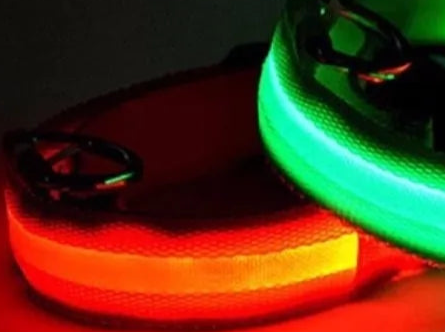 Super bright LED dog collar