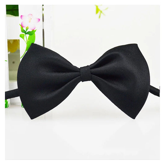 Dog bow tie collar attachment