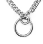 Half check chain dog collar