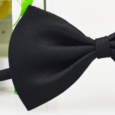 Dog bow tie collar attachment