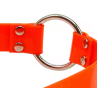 Orange Biothane collar