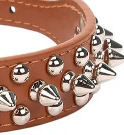 Small leather dog collar