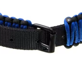 Paracord adjustable dog collar