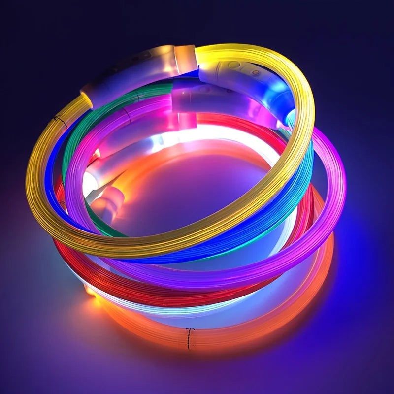 Super bright LED dog collar