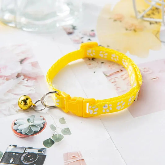 Extra small dog collar with bell