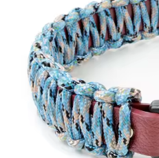 4 strand paracord dog collar