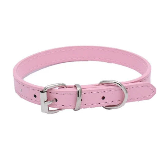 Extra small pink dog collar