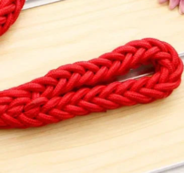 Red rope dog lead