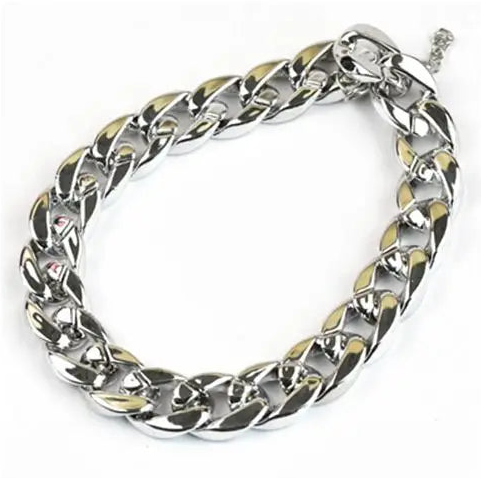 Chain link dog collar