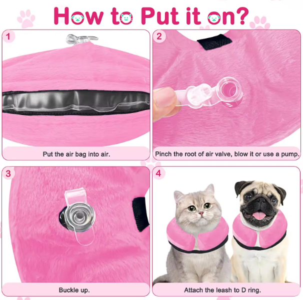 Puppy inflatable collar