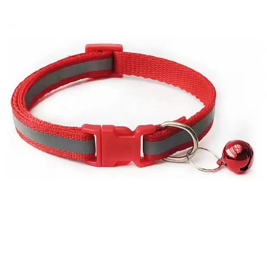 Red reflective dog collar