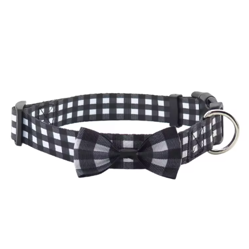 Tartan puppy collar