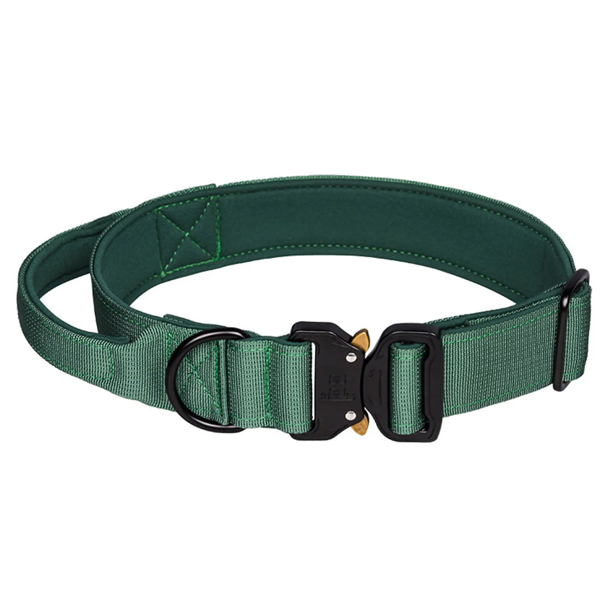 Emerald green dog collar