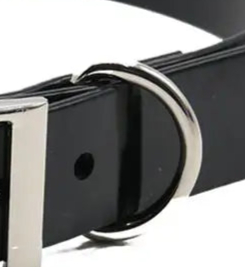 Small black dog collar