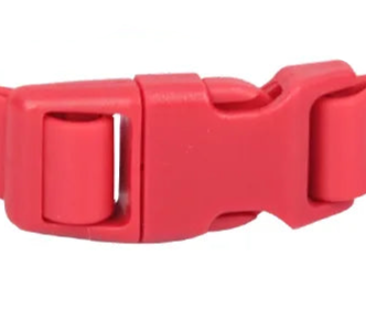 Small red dog collar