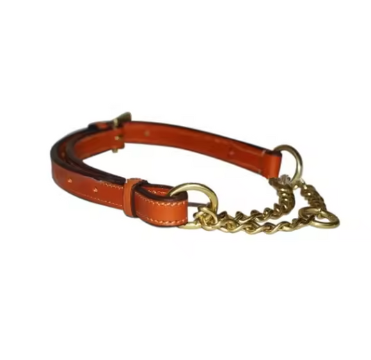 Adjustable martingale dog collar