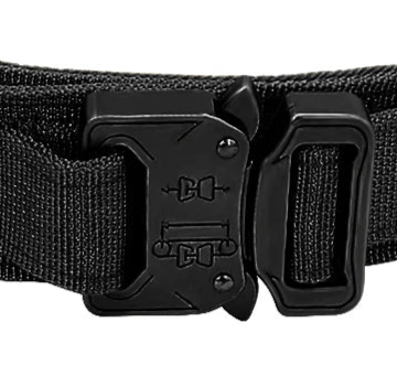 Black padded dog collar