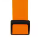 Orange rubber dog collar