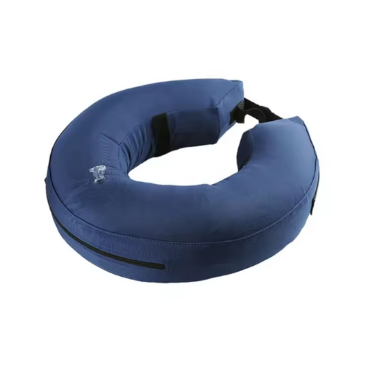 Small inflatable dog collar