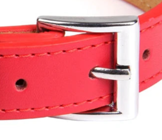 Handmade leather dog collar